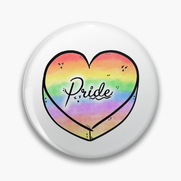 Item preview, Corazón de caramelo del orgullo del arco iris designed and sold by StevieGDesigns.
