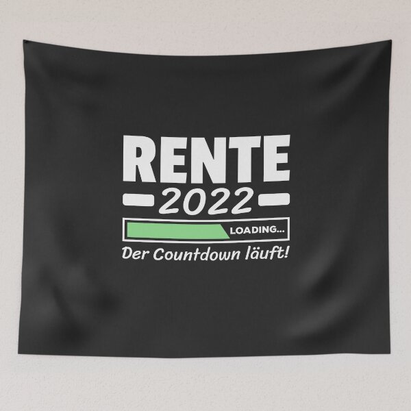 Artikelvorschau, Rente 2022 Der Countdown Läuft Rentner Ruhestand entworfen und verkauft von Team150Designz.