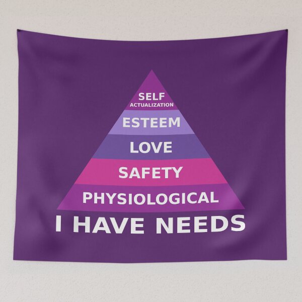 Item preview, I have needs, Maslow's hierarchy of needs designed and sold by TashaVector.