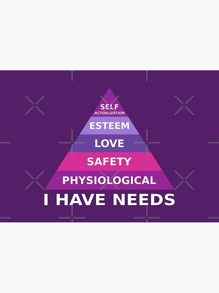 i-have-needs-maslow-s-hierarchy-of-needs-poster-for-sale-by