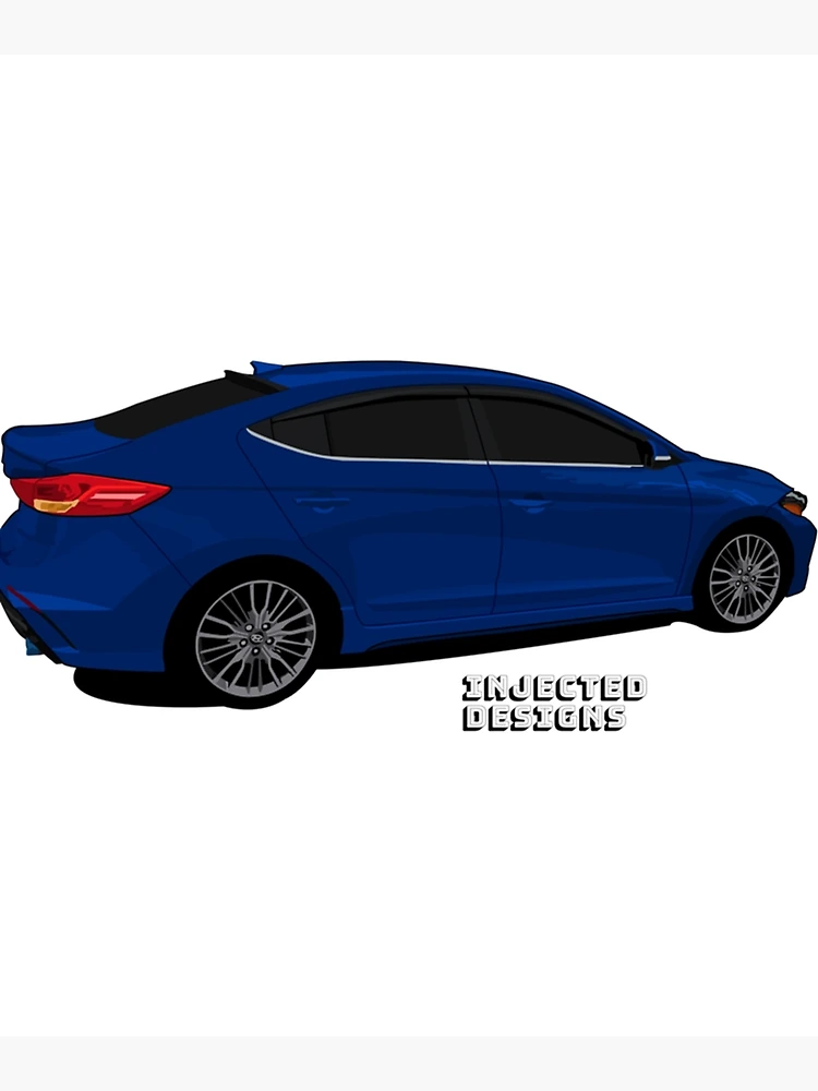 peinture bleue hyundai elantra