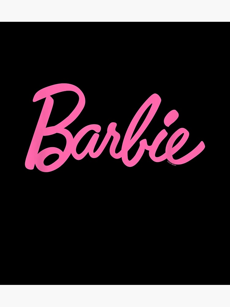 "Barbie Classic Pink Logo" Poster for Sale by MiloszshiZse | Redbubble