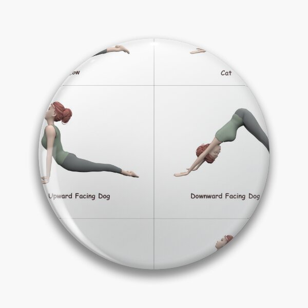 Item preview, Yoga Poster: 6 Stretches your back will love designed and sold by Pidl.