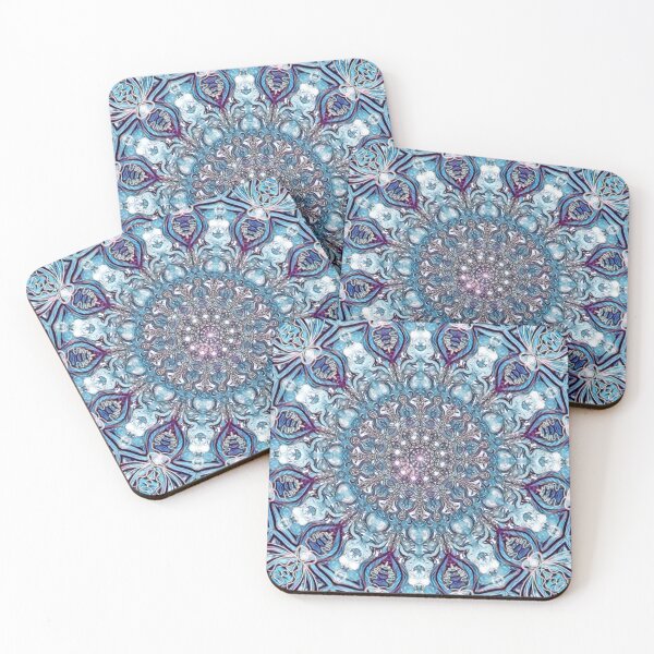 Item preview, Boho Blues Mandala  designed and sold by shantilovesart.