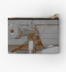 down the barrel of a gun Studio Pouch