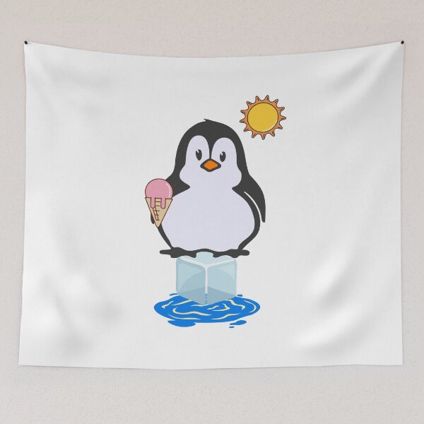 Item preview, Penguin in summer - Penguin designed and sold by Jessi-Sketches.