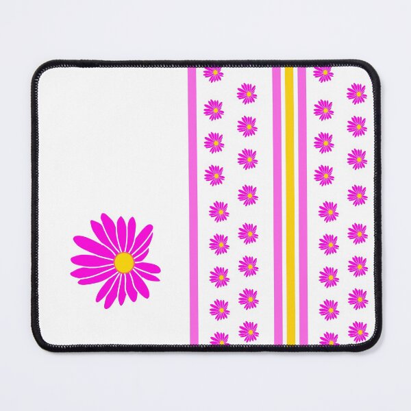 Artikelvorschau, Nettes rosa und gelbes Gänseblümchen-Blumen-Muster entworfen und verkauft von CreateShape.