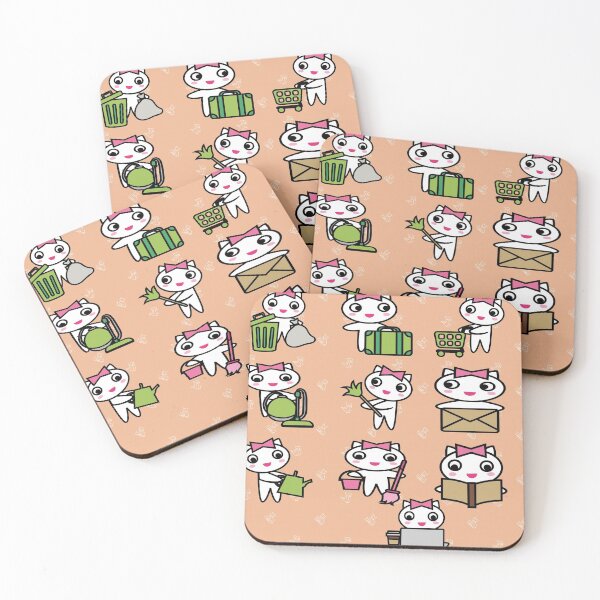 Item preview, Cute Cat at Home Work designed and sold by RED FIR.