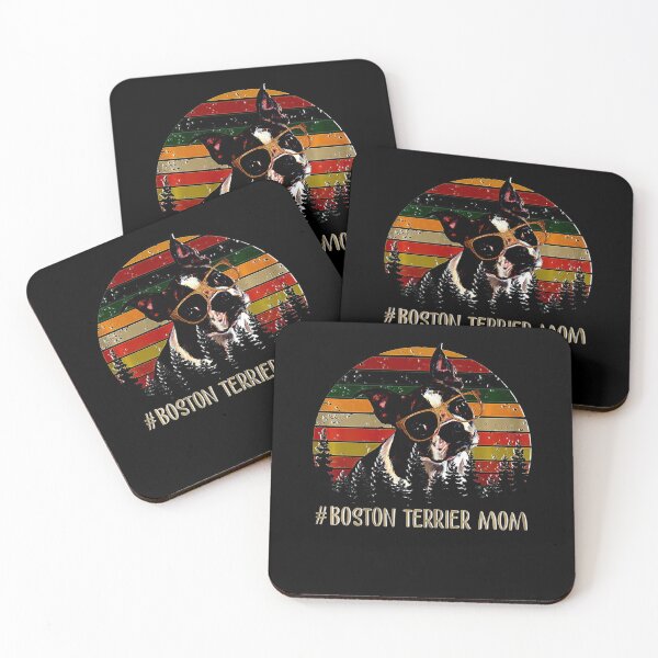 Artikelvorschau, Damen Retro Vintage Boston Terrier Mom T Hundeliebhaber-Geschenke entworfen und verkauft von BargerStore.