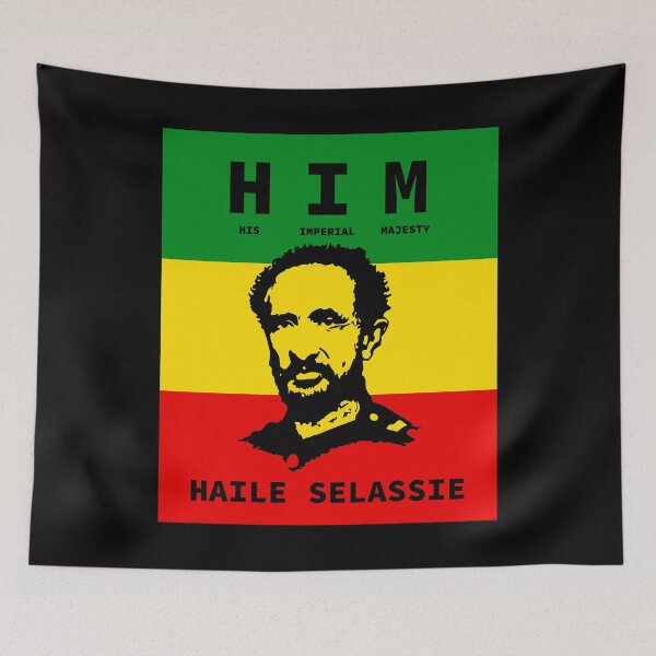 Item preview, His Imperial Majesty Vintage Haile Selassie Flag Best Men designed and sold by DoorlyLoveHaile.