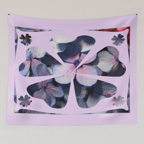 Item preview, light bluish flowers designed and sold by tbshots.