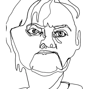 Artwork thumbnail, Angela Merkel                       by Splendorinthe