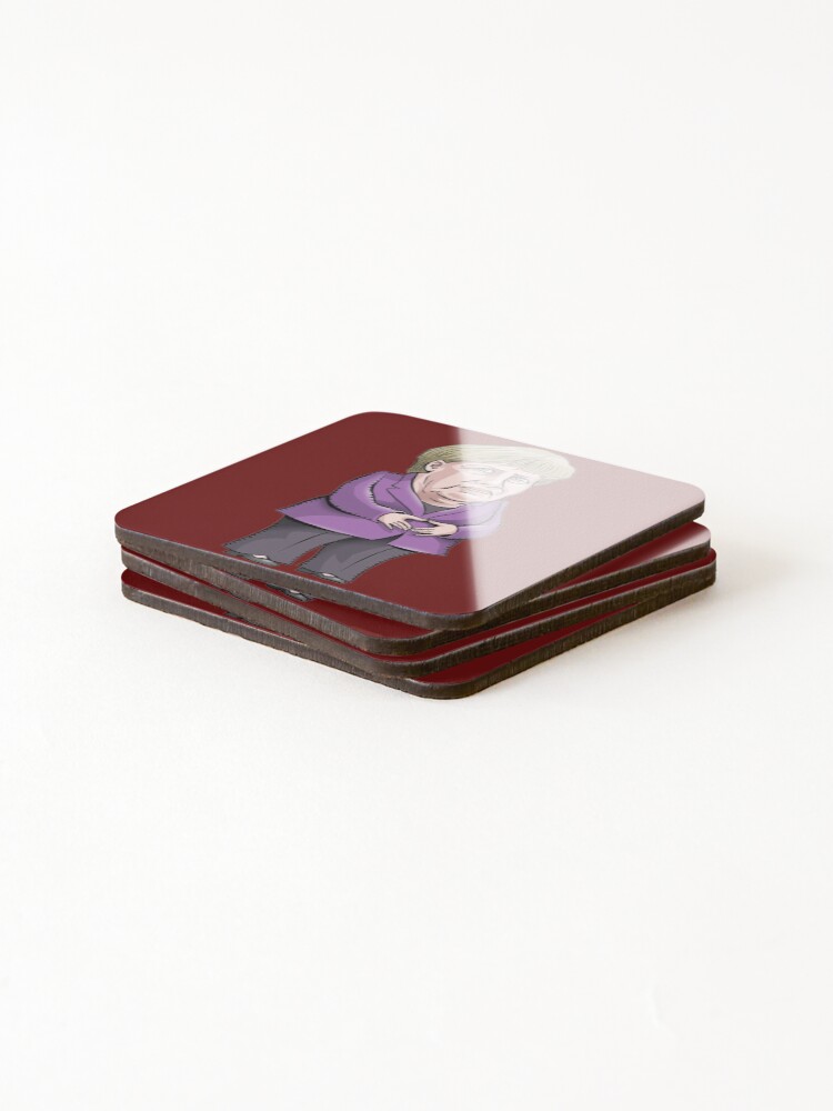 Thumbnail 4 of 5, Coasters (Set of 4), Angela Merkel designed and sold by Splendorinthe.