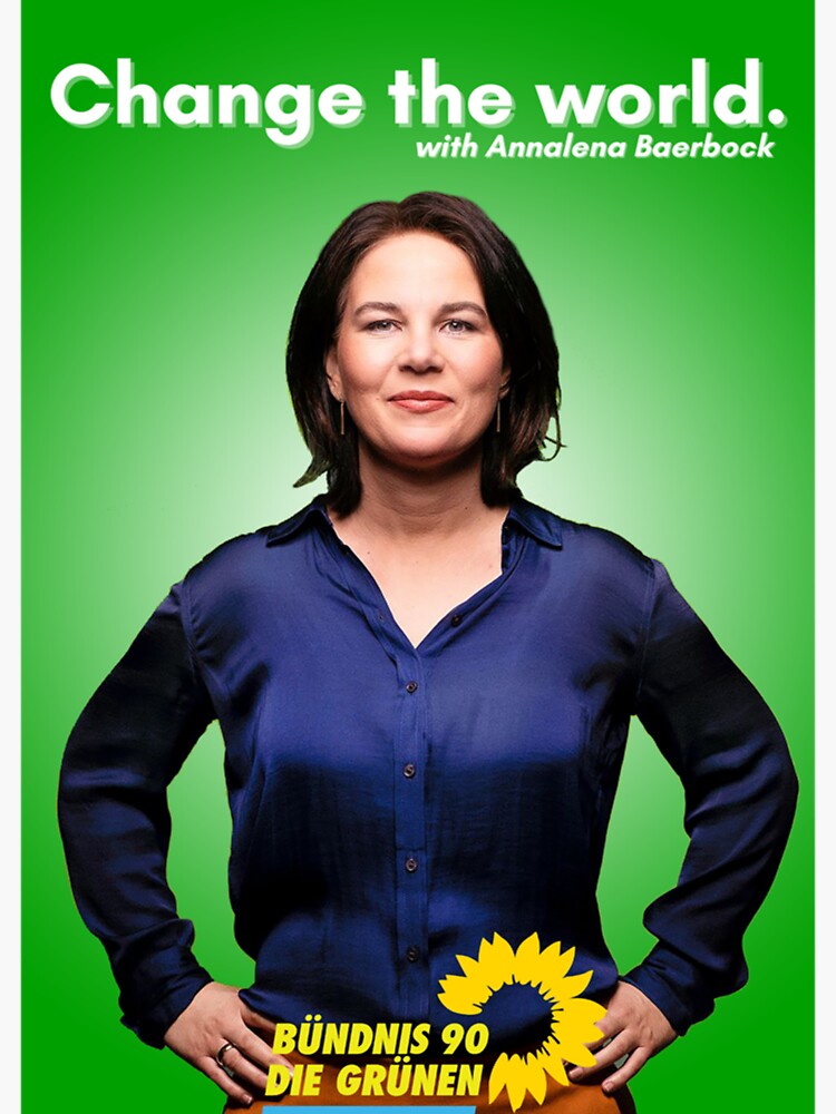 Annalena Baerbock Die Grünen 2021 | Sticker
