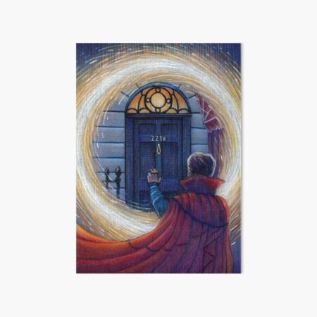 Sherlock Strange Art Board Print