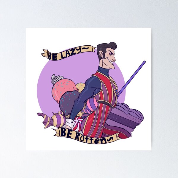 Robbie Rotten Silhouette - We Are Number One  Poster for Sale by  spencespry
