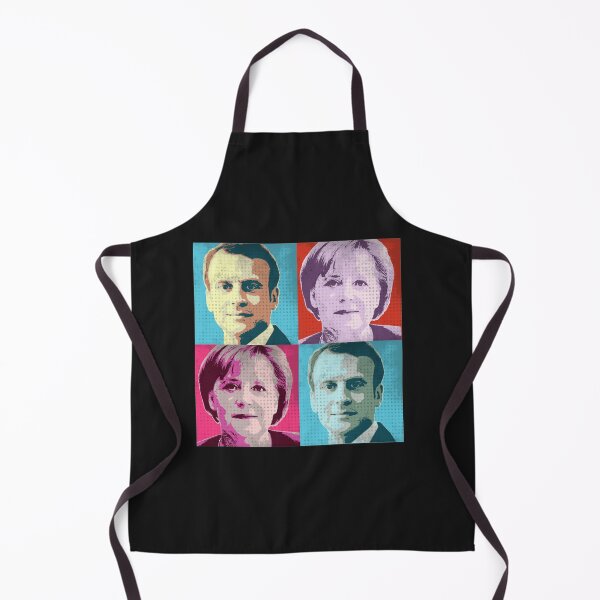 Item preview, Macron Merkel Pop Art designed and sold by Splendorinthe.
