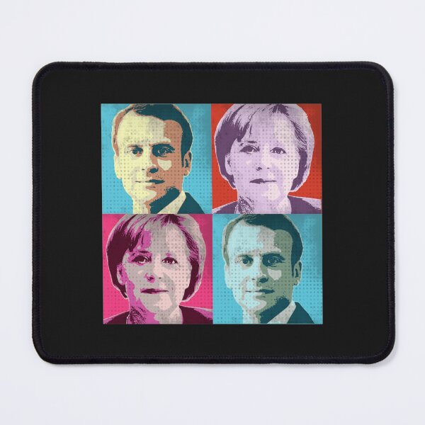 Item preview, Macron Merkel Pop Art   designed and sold by Splendorinthe.