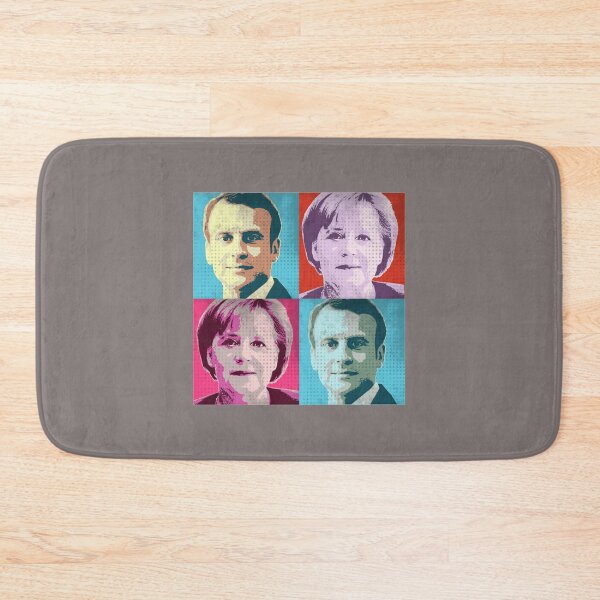 Item preview, Macron Merkel Pop Art   designed and sold by Splendorinthe.