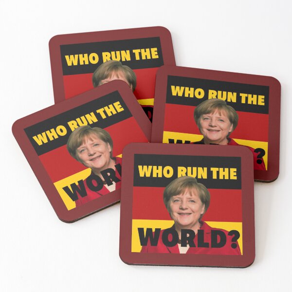 Item preview, Who Run the World Angela Merkel   designed and sold by Splendorinthe.