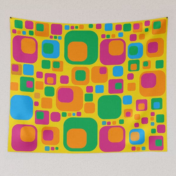 Item preview, 70s Retro Hippie Style Funky Pattern designed and sold by designandclouds.