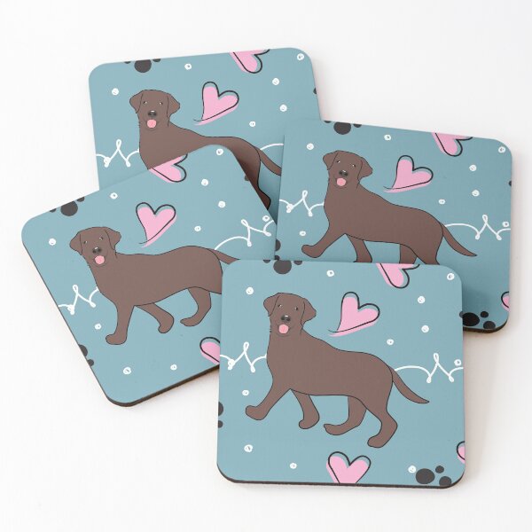 Item preview, Love Chocolate Labrador Retriever designed and sold by Lulupainting.