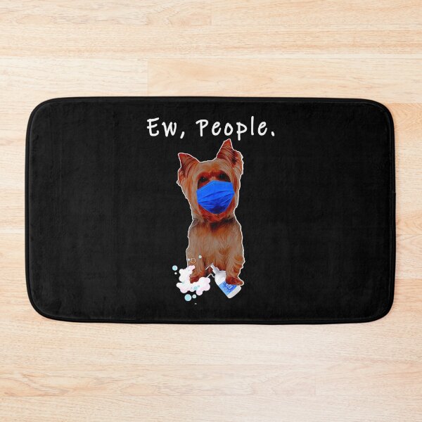 Item preview, Yorkie Ew People Dog Wearing A Face Mask Vintage Dog Gift designed and sold by BargerStore.