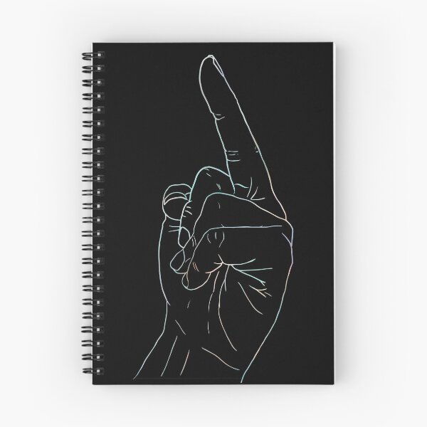 Item preview, Black middle finger designed and sold by experimentons.