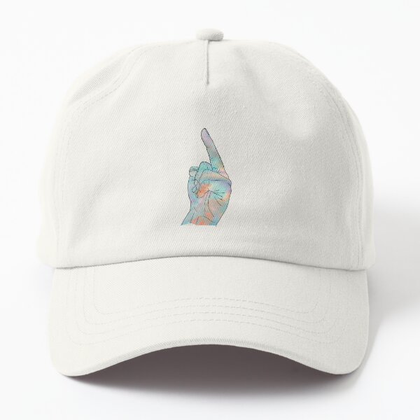 Colorful finger Dad Hat