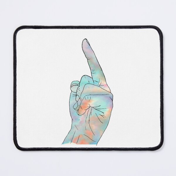 Colorful finger Tapis de souris