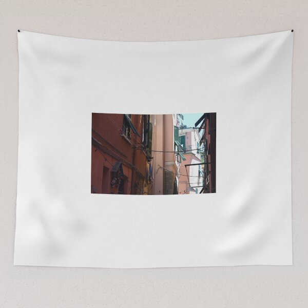 Item preview, Narrow street in Vernazza, Italy designed and sold by oanaunciuleanu.