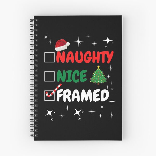Item preview, Naughty Nice Framed, Dear Sant I Was Framed designed and sold by Mesti.