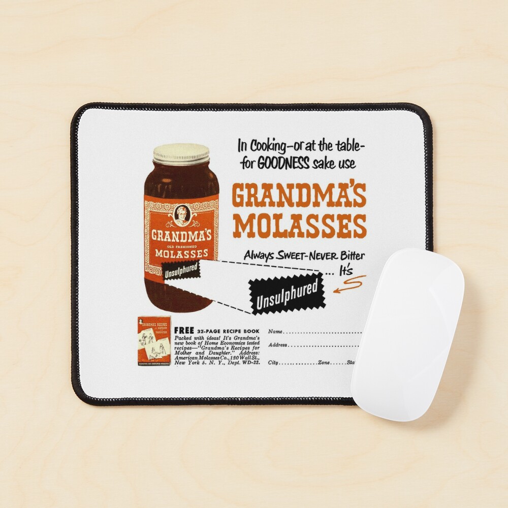 GRANDMA'S MOLASSES - ADVERT Poster for Sale by ThrowbackAds