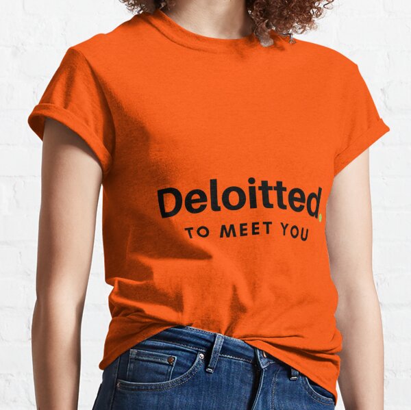 Funny Auditing Assurance Accounting Deloitte Classic T-Shirt