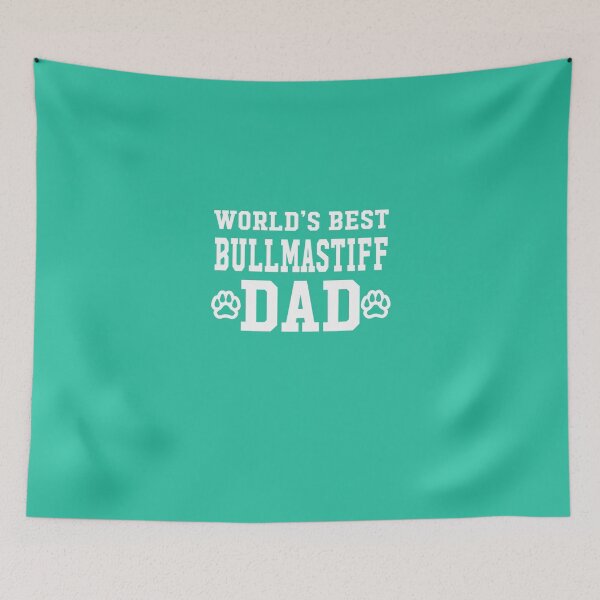 Item preview, World's Best Bullmastiff Dad designed and sold by AlwaysAwesome.