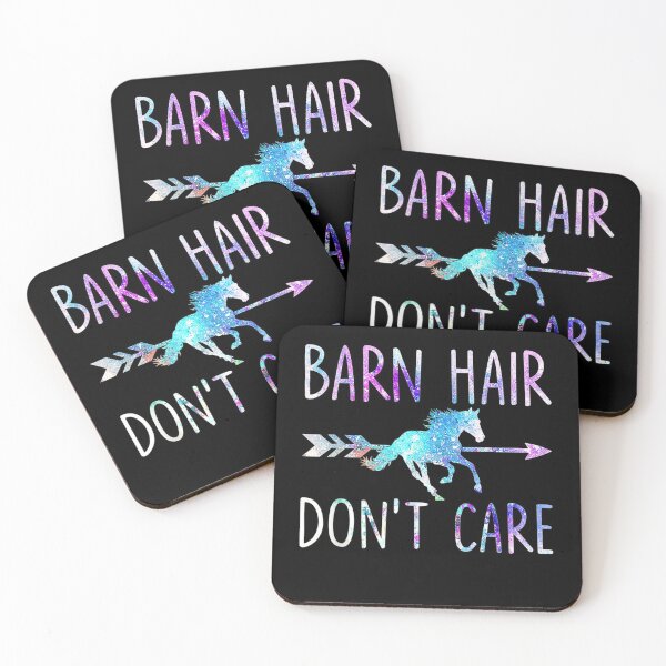 Item preview, BARN HAIR DONT CARE Love Horse Riding Equestrian Rider Girl designed and sold by JasonNathaya.