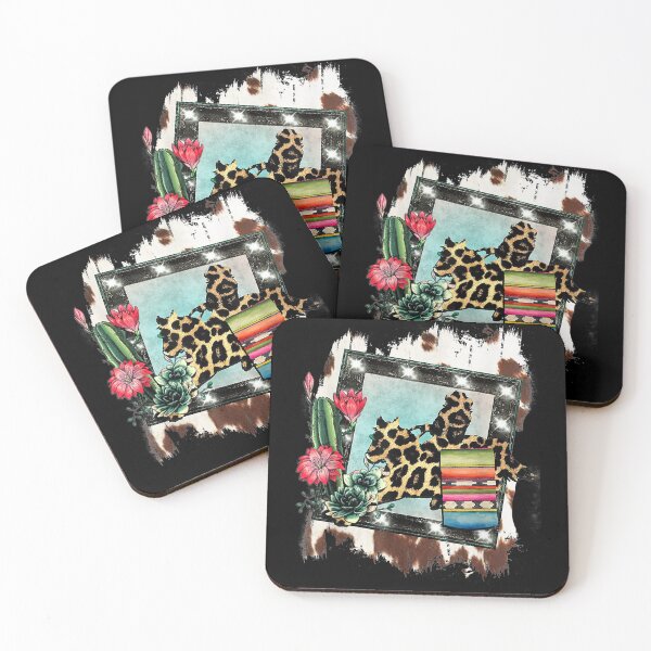 Artikelvorschau, Barrel Racing Cheetah Print Rodeo Cowgirl Kaktus Design entworfen und verkauft von JasonNathaya.