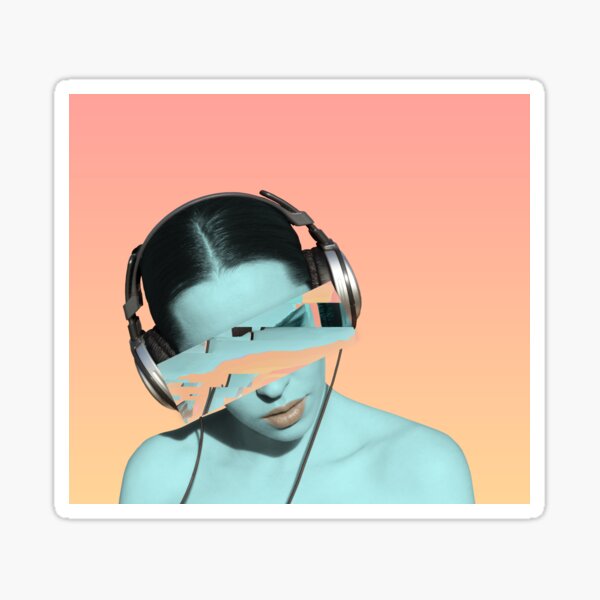 Music makes you lose control Sticker