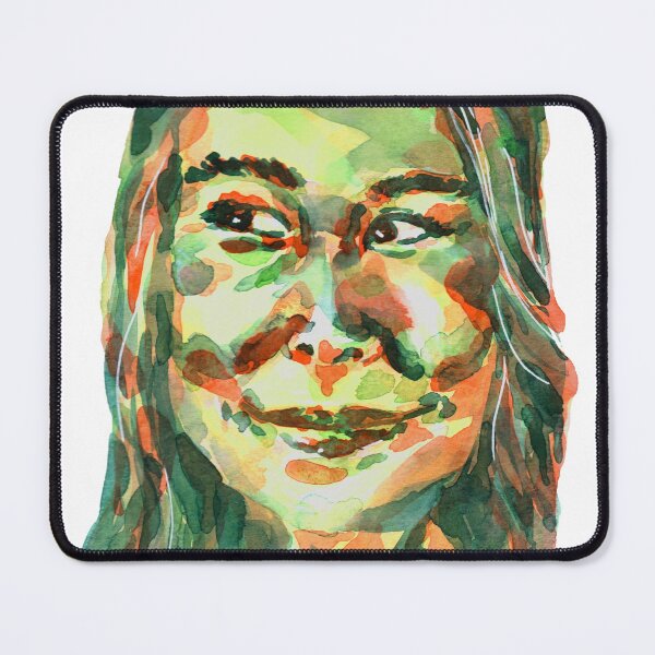Item preview, Green and orange portrait designed and sold by experimentons.