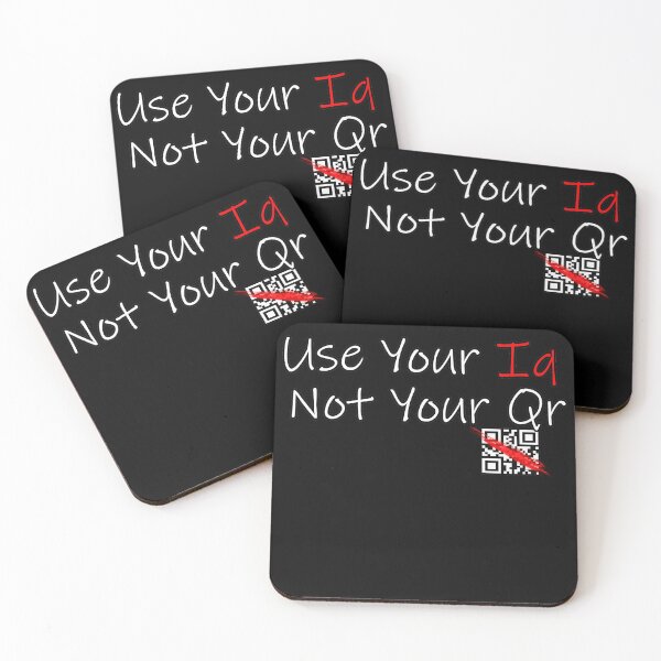 Item preview, Use Your Iq Not Your Qr designed and sold by NuarzDesign.