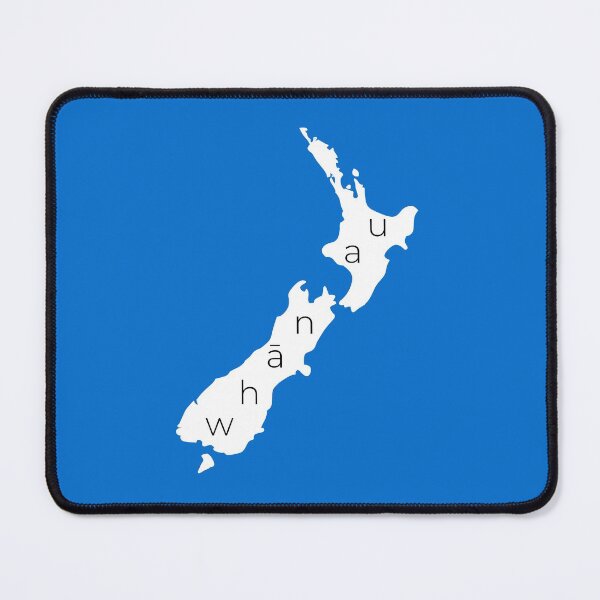 Item preview, New Zealand with Whānau, the Māori language word for family, framed by the Ocean designed and sold by CreateShape.