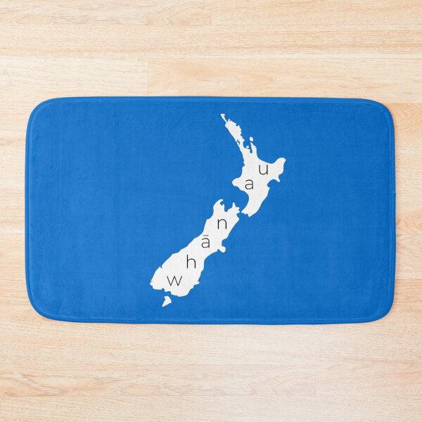 Item preview, New Zealand with Whānau, the Māori language word for family, framed by the Ocean  designed and sold by CreateShape.