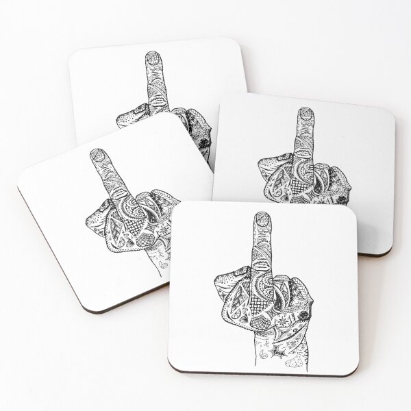 Item preview, Tangle middle finger designed and sold by experimentons.