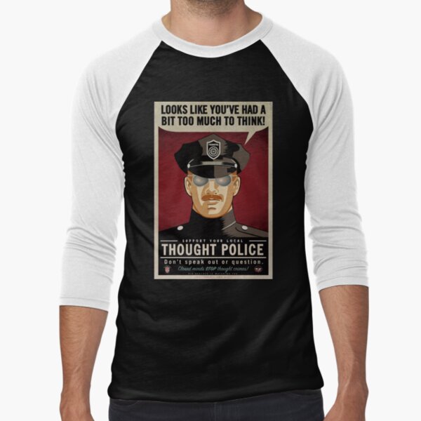 Thought Police Baseball ¾ Sleeve T-Shirt