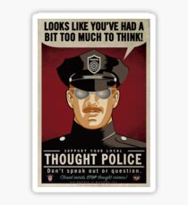Thought Police Sticker