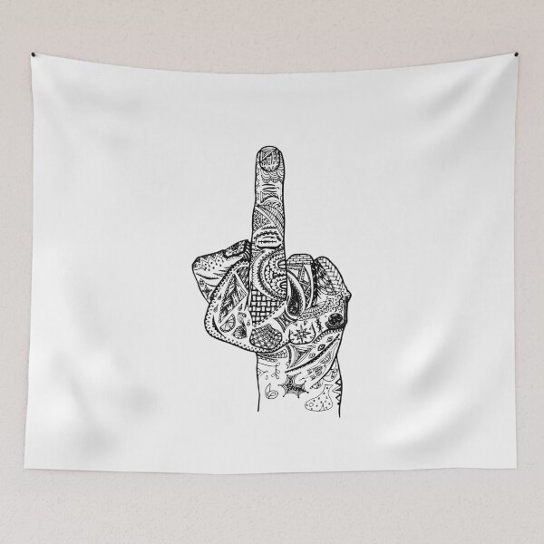 Item preview, Tangle middle finger designed and sold by experimentons.