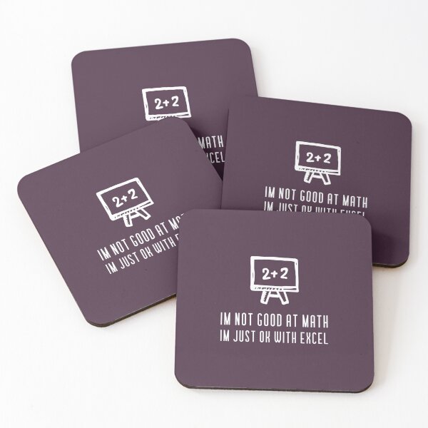 Item preview, Suck At Math But Good At Excel   designed and sold by Lostboysvitas.