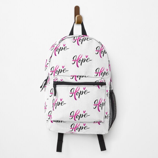 Item preview, Breast Cancer Awareness - Hope Script Text with Pink Ribbon designed and sold by WearWolfDesigns.