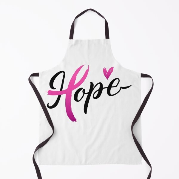 Item preview, Breast Cancer Awareness - Hope Script Text with Pink Ribbon designed and sold by WearWolfDesigns.