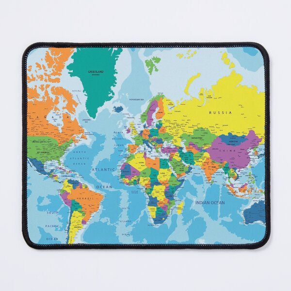 Item preview, World Map designed and sold by KrymSky.